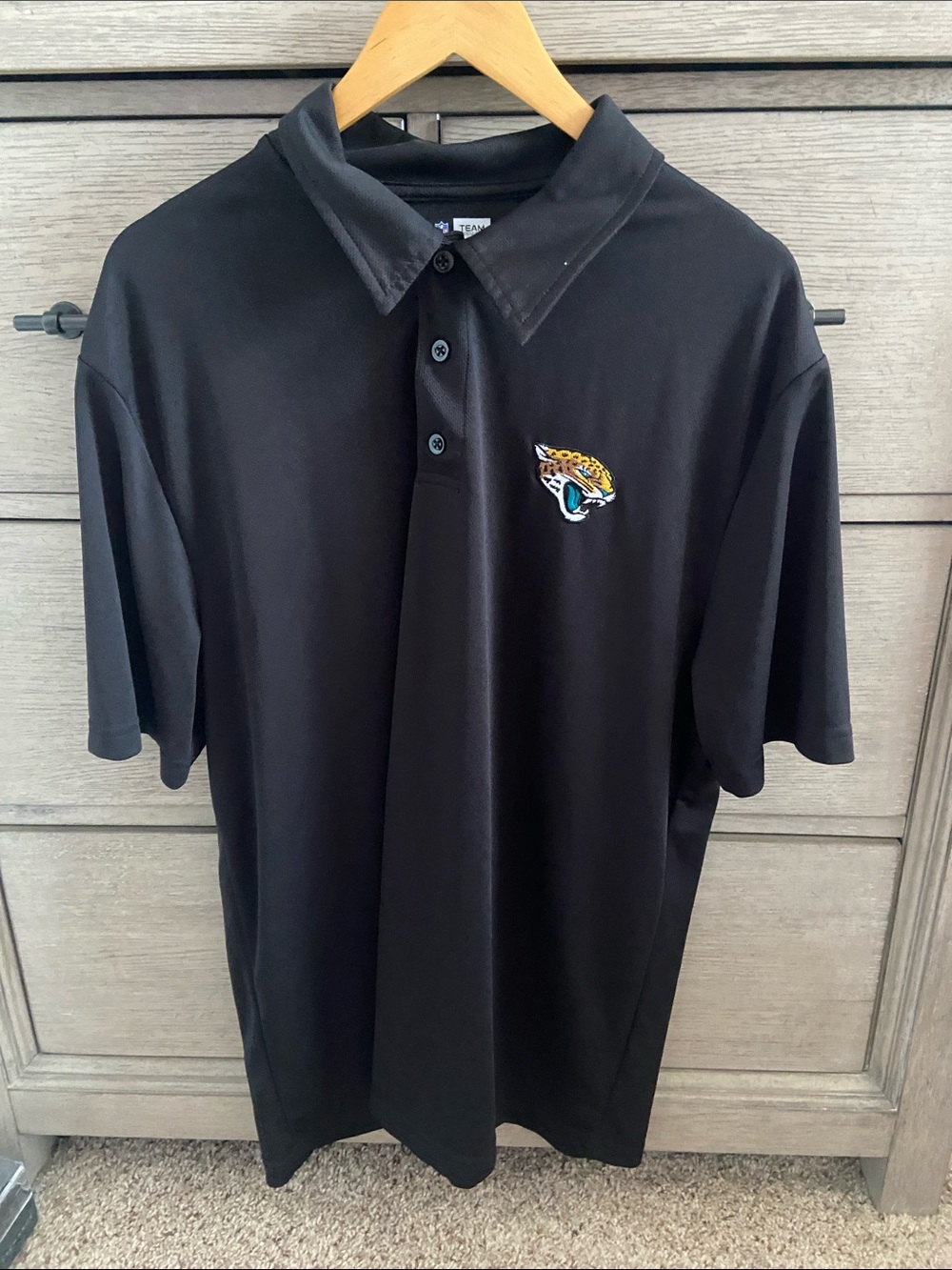 Jacksonville Jaguars Black Men's Polo Shirt